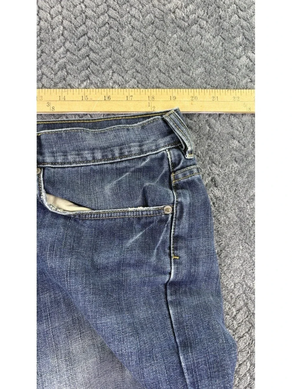 Tommy Bahama Mens Standard Bootcut Jeans 40x32 Blue Denim 100% Cotton (0086)
